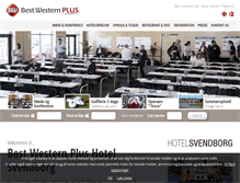 Tablet Screenshot of hotel-svendborg.dk